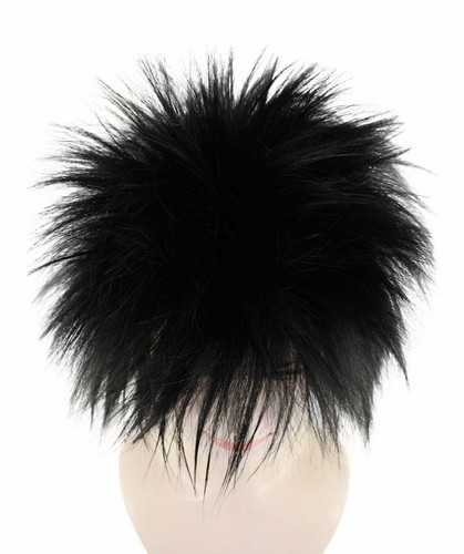 Funky Punk Black Wig HW-1262 - Picture 7 of 9
