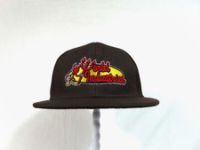 World Industries Flameboy Skateboard Brown Snapback Adjustable Hat Sz OSFM NEW