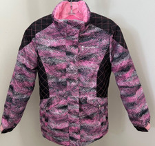 Free Country Puffer Jacket Girls 38" MEDIUM 10-12 Winter Youth Pink Coat