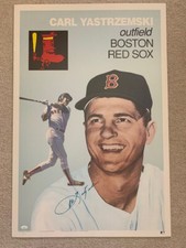 CARL YASTRZEMSKI 1991 HAND SIGNED OVERSIZED 24x36 BASEBALL CARD     RARE    JSA