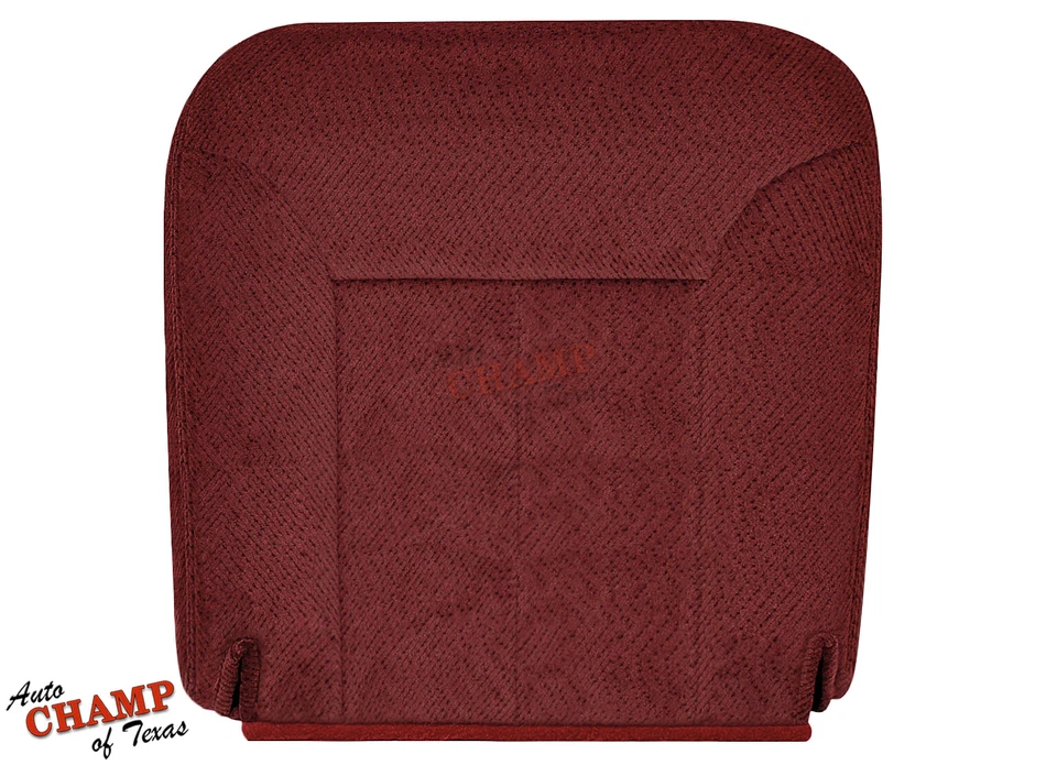 Chevy Silverado 1996 1997 1998 cubierta de asiento inferior de tela y cojín rojo Foto 2 de 4