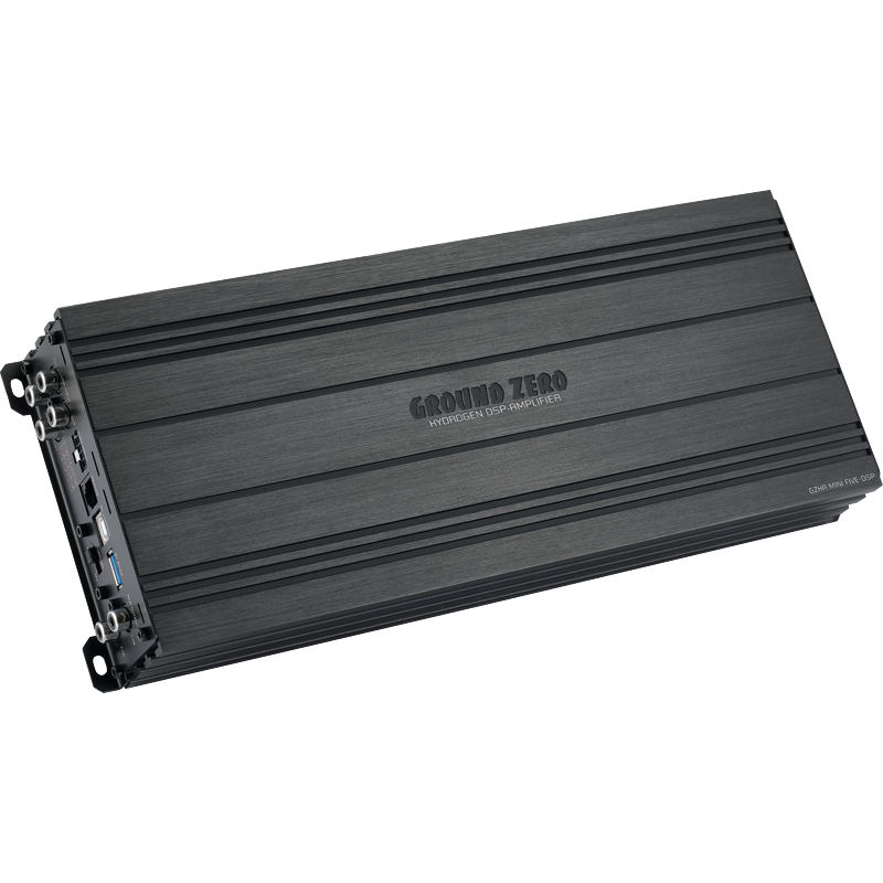 GROUND ZERO GZHA MINI FIVE-DSP Amplificatore 5 Canali 1200 WATT Classe D Compact