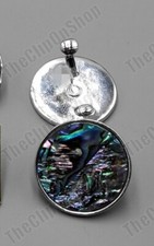 Bello London Orecchini A Clip – Argento Placcato Con Cristalli Neri, Per Non Forate