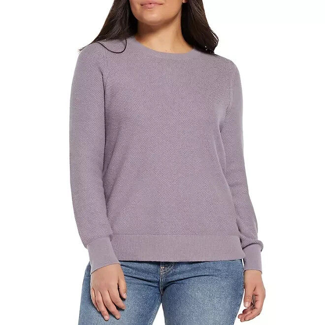 Gap Women's Seedstitch Sweater Size XL Purple Ash