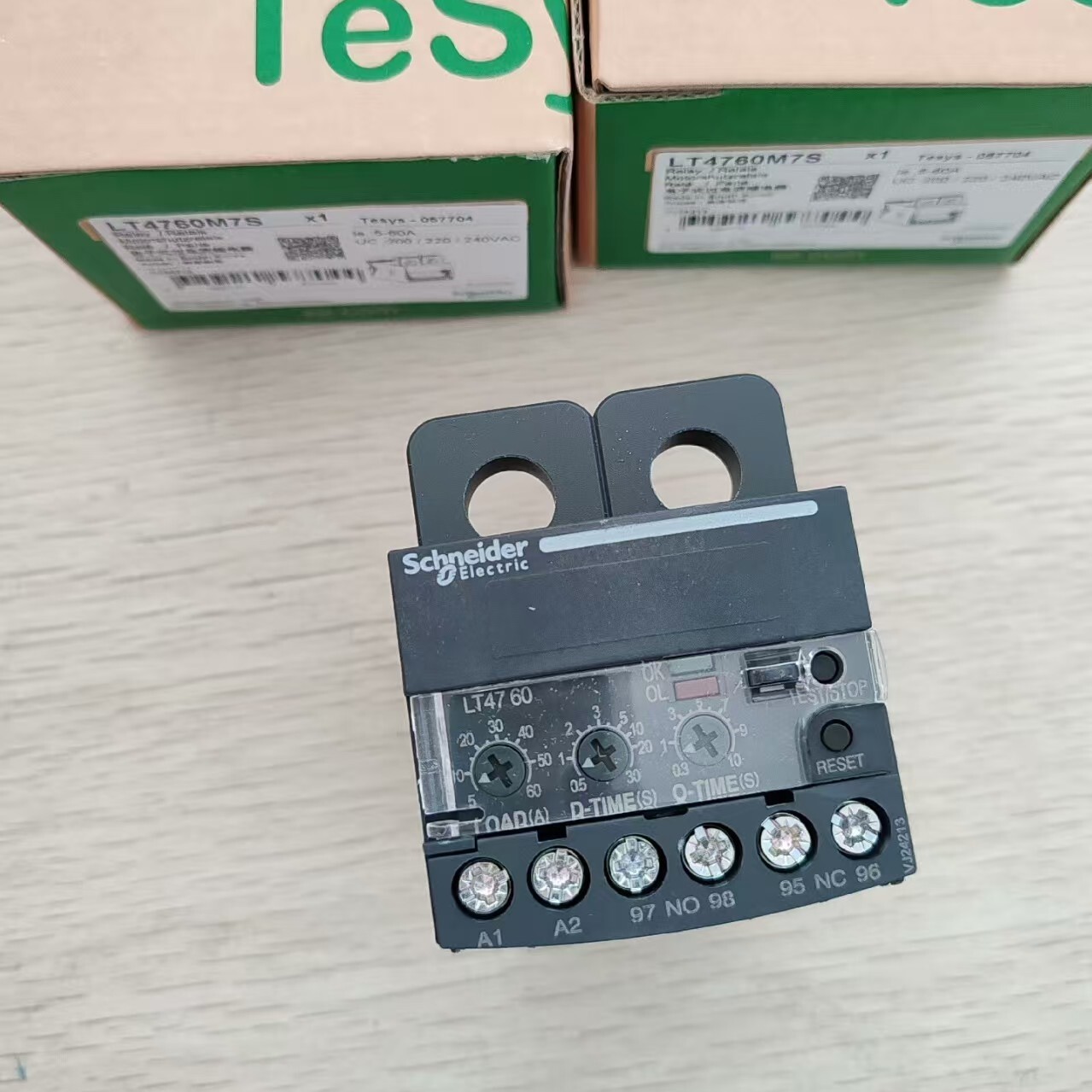1pcs Schneider LT4760M7S electronic overcurrent relay 220VAC 5-60A