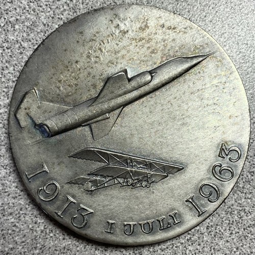 50th Anniversary of the Royal Netherlands Air Force 1963 Medal - Picture 2 of 3