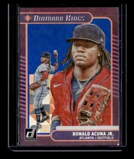 Ronald Acuna Jr. 2021 Panini Donruss Holo Purple #16