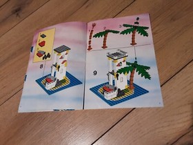 LEGO 6265 Sabre Island Complete incl. 1989 Governor's Bastion Instructions