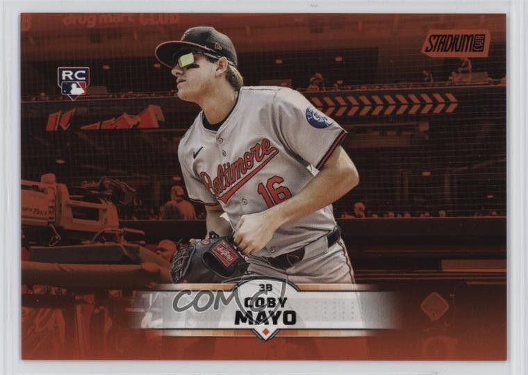 2025 Topps Stadium Club Bronze Foil Coby Mayo #62 5g3