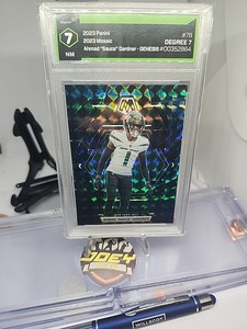 2023 Panini Mosaic Genesis Prizm #78 Ahmad Gardner Sauce NM7 Jets SSP