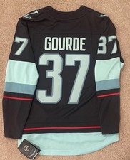 Seattle Kraken Jersey Size M Official Jersey #37 Brand New W/tags