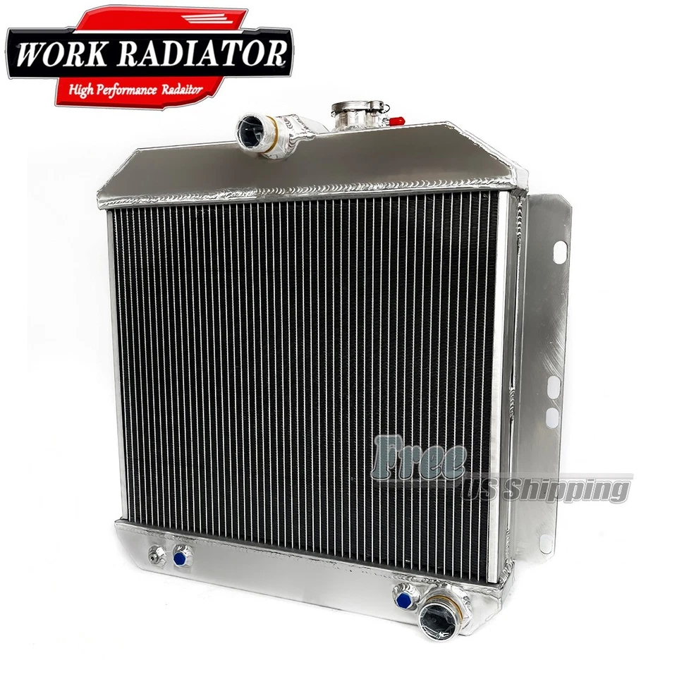 Radiator Fit 1949-1954 1950 51 Chevy/Chevrolet Bel Air/Fleetline/Styleline I6 V8 — 第 4/4 张图片