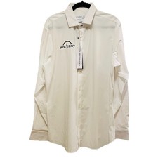 MIZZEN MAIN White Workday Stretch Performance Shirt Sz XL Trim Fit NWT MSRP 125