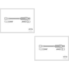 2x CORTECO Bremsschlauch vorne für Opel Astra F CC 53_ 54_ 58_ 59_ 1.6i 1.6 Si