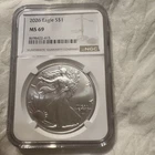 2026 W American Silver Eagle MS-69 NGC 1 Ounce Oz of Fine Silver  Nice