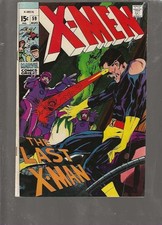 UNCANNY X MEN 59 - FN- 5.5 - NEAL ADAMS ART  - SILVER AGE MARVEL COMICS