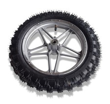 Vorderrad 2.50-10 Felge Reifen Schlauch Motocross Dirt Bike Crossreifen silber