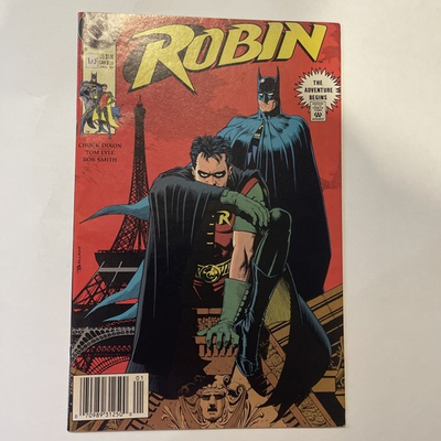 #ad Robin #1 RARE HTF 2nd Printing Newsstand Edition 1991 $39.99