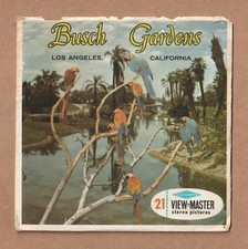Complete set of vintage View-Master reels Busch Gardens Los Angeles, California