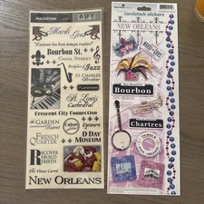 Imaginations & PaperHouse New Orleans Cardstock Stickers Scrapbook Card Making