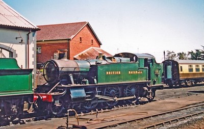 Foto A3 Minehead: ex-GWR 2-6-2T auf der Heritage West Somerset Railway, um 2001