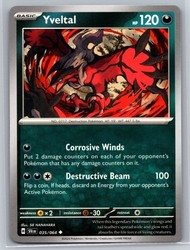 Yveltal 035/064 Uncommon Shrouded Fable