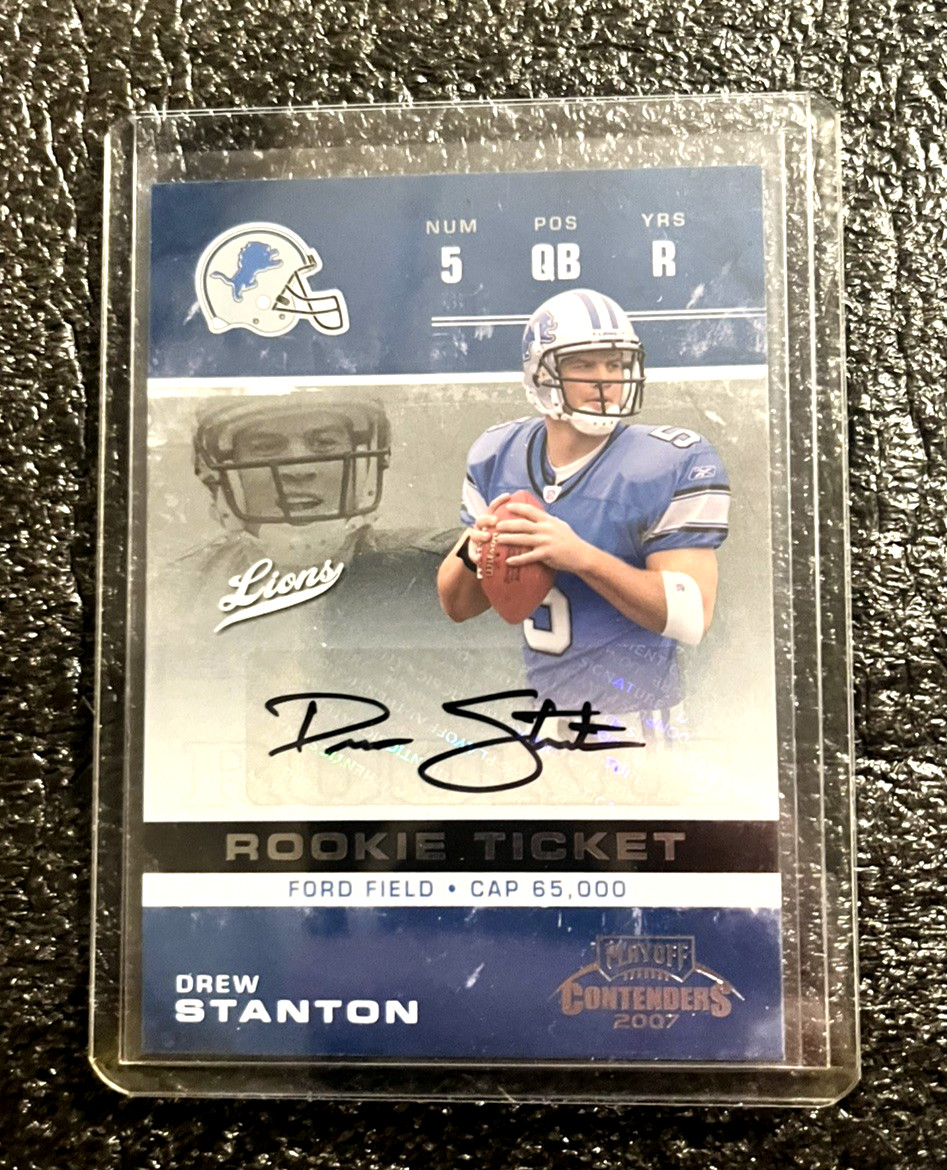 Drew Stanton Playoff Contenders #142 Autograph