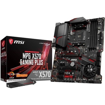 MSI MPG X570 Gaming Plus Motherboard (AMD AM4, PCIe 4.0, DDR4, SATA 6Gb/s, M....