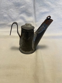 Antique Miners Oilwick Cap Lamp Husson Mfg Knippenberg Oshkosh WI
