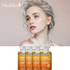 Vitamin E Supplements 1000 IU 120 Softgels Skin Health Antioxidant Supplement