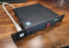 1U 10" Rack Mount for Lenovo ThinkCentre Tiny Series with Keystone Slot