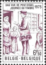 Timbre "Journée du Timbre" Belgique 1756 ** - 85799FX