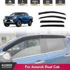 AUSGO Injection Weather Shields for Amarok Next-Gen NF Dual Cab 2023-Onwards
