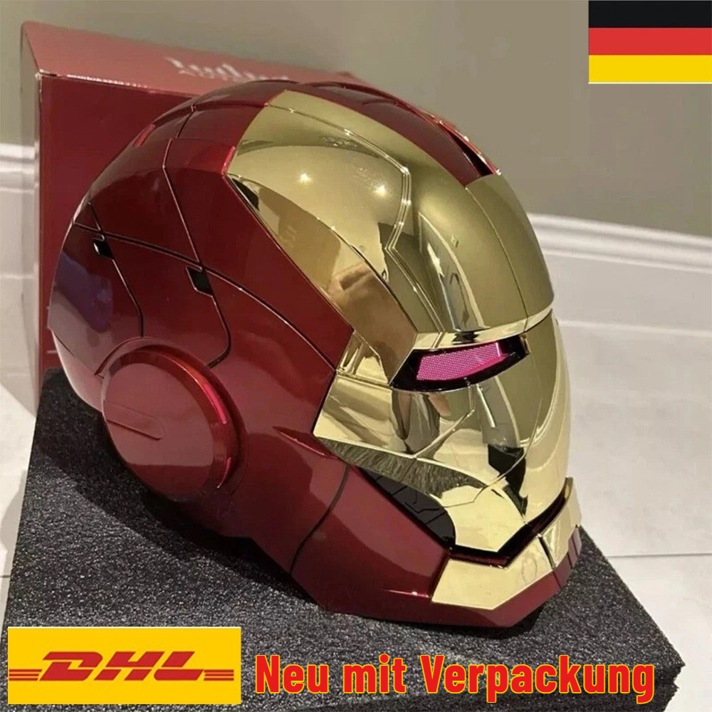 Casco Iron Man 1:1 MK5 Autoking totalmente automático control de voz / máscara de control remoto