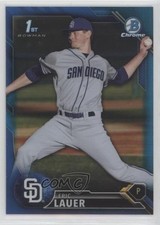 2016 Bowman Draft Chrome Picks Blue Refractor 121/150 Eric Lauer #BDC-57 06jk