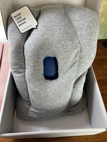 Comfortable OSTRICHPILLOW Sleepy Blue Original Napping Pillow in Box w/ Stickers