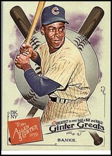 2019 ALLEN AND GINTER GINTER GREATS #GG-2 ERNIE BANKS CHICAGO CUBS BASEBALL