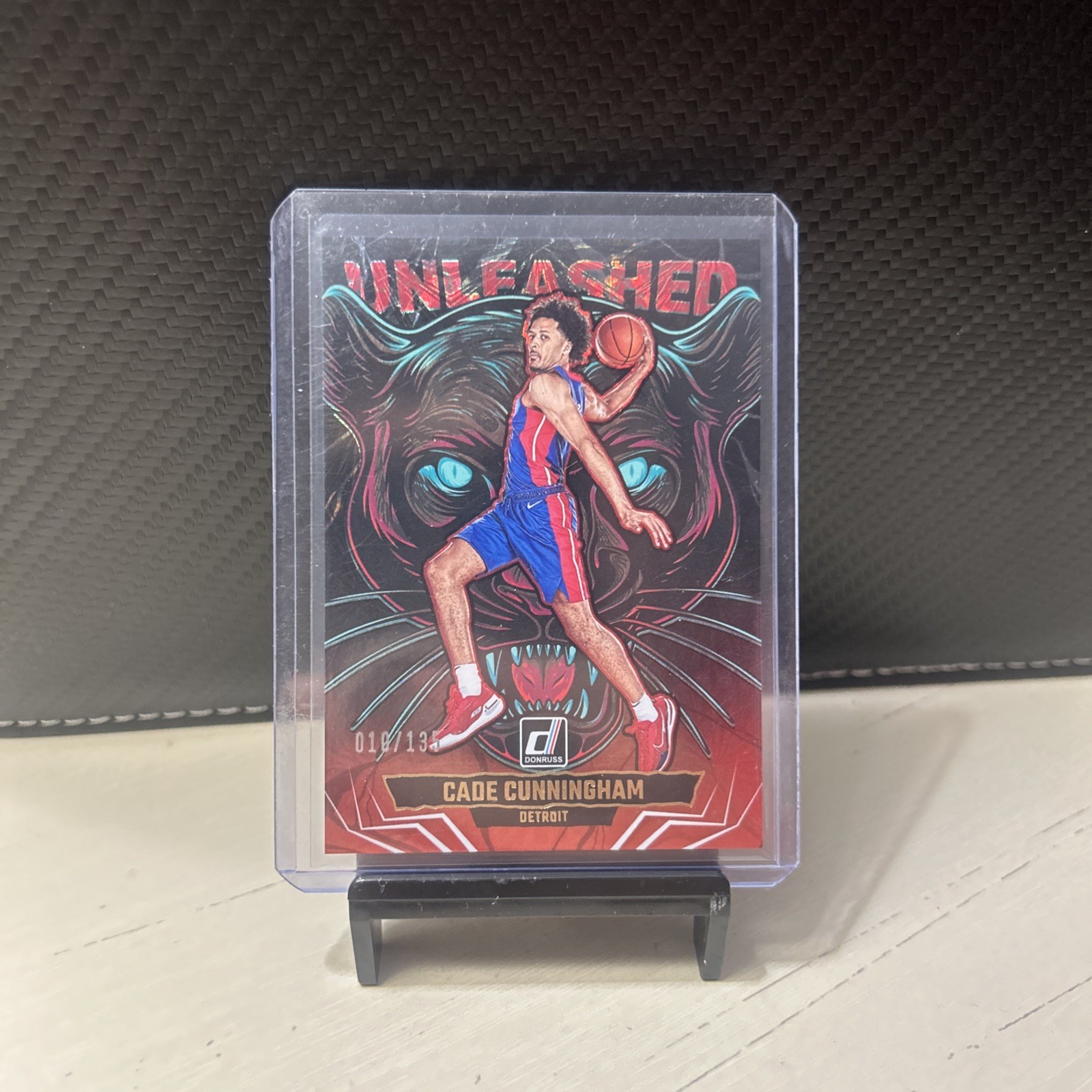 2025-26 Donruss #17 Cade Cunningham Unleashed Fireworks #/135