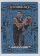 2022 Panini Obsidian FOTL Electric Etch Blue Flood 10/16 Tyrese Haliburton 3s8