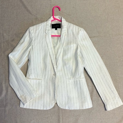 Women’s Banana Republic 100% Linen Blazer Size 6 - Picture 3 of 10