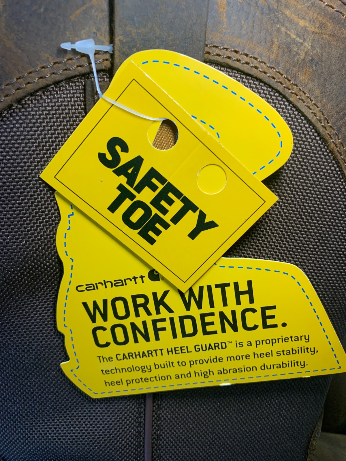 CARHARTT CMP1200 11" WELLINGTON STEEL TOE WORK BOOTS SIZE 9 M - NEW