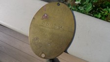 Antique Hit Miss Brass Novo Engine Badge Tu-3-38x4 25997 Antique Hit Miss Brass Novo Engine Badge Tu-3-38x4 25997
