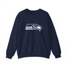 Seattle Seahawks Crewneck Sweatshirt, Football Fan Unisex Sweater - Seahawks