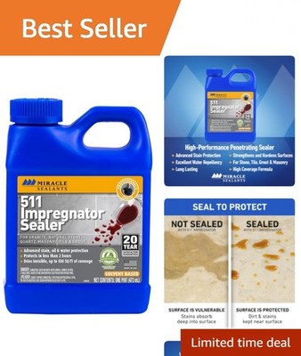 511 Impregnator Advanced Penetrating Sealer - Waterproof Protection for Stone...