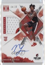 2019 Impeccable Elegance Rookie Jersey Holo Silver 4/25 Nassir Little Auto 0q0