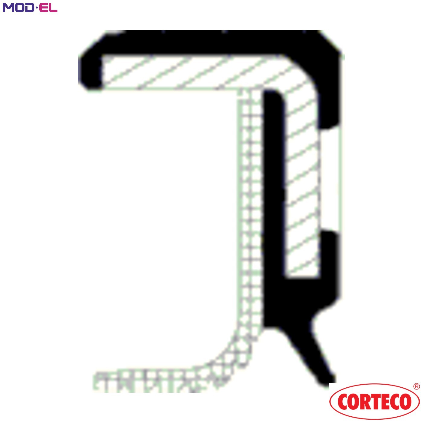SHAFT SEAL CAMSHAFT 19036292B FOR KFU 1.4L 4cyl