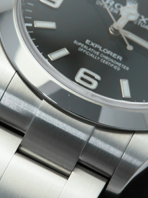 ROLEX Explorer 1 214270 Black Case Size 39mm Men's Used Watch #411121 image 6