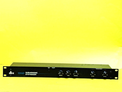 DBX 120XP SUBHARMONIC SYNTHESIZER CLASSIC PROFESSIONAL BASS ENHANCEMENT DUALBAND