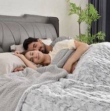 Bearhug Electric Blanket Full Size 77"x 84" Heated Blanket Throw Reversible V...