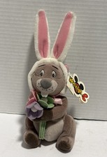 Disney Bean Bag Plush - Easter Bunny Gopher Winnie the Pooh 7"